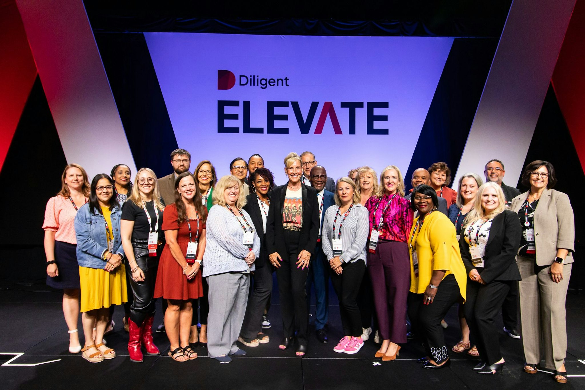 Image of speakers on stage at Elevate 2024